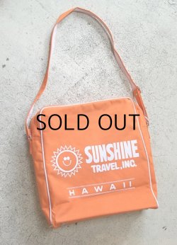 画像1: トラベルバッグ　SUNSHINE TRAVEL, INC. HAWAII　color: オレンジ