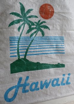 画像1: Hawaii　ナイロン製キャリーバッグ