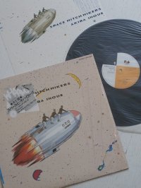 12"/Vinyl 見本盤 ”SPACE　HITCH-HIKERS/スペース・ヒッチハイカー” 井上鑑 (1985) ジャケタイトルシール/歌詞カード付　ファンハウス　