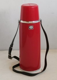 ＴＩＧＥＲ タイガー魔法瓶　保温水筒ピックボトル”ハンディー”　color: 赤　容量:0.92L  ベルト付