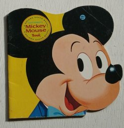 画像1: A GOLDEN SHAPE BOOK "WALT DISNEY'S Mickey Mouse Book" illustrated by AL WHITE Eighteenth Printing, 1977 　ゴールデン・シェイプ・ブック　”ウォルト・ディズニー ミッキー・マウス・ブック” 