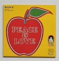 EP/7"/Vinyl    SQ 4チャンネル PEACE &LOVE   知床旅情/女の意地/CECILIA/ROSE GARDEN   土持城夫/JUN NAMBARA/LYN ANDERSON   SONY  