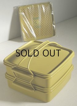 画像1: ＊再入荷＊　Tupperware タッパーウェア　２段ランチBOX  デュエット　color: グリーン　