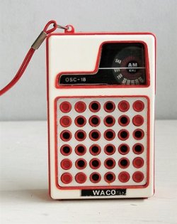 画像1: WAKO   ポケットラジオ OSC-18    AM専用 535-1605KHz　  MADE IN HONG KONG