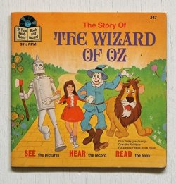 画像1: EP/7"/Vinyl/Single  WALT DISNEY BOOK AND RECORD  ” The WIZARD OF OZ　（オズの魔法使い）”  SEE HEAR READ  (1978) Disnyland 
