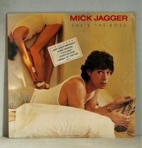 LP/12"/Vinyl  SHE'S THE BOSS   MICK JAGGER  (1985)  COLOMBIA  ‎ステッカー・オン・カバー/シュリンク/オリジナルスリーブ  ‎