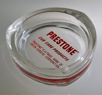PRESTONE  CAR CARE PRODUCTS  アシュトレイ/灰皿  size: Φ12×H2.6 (cm)