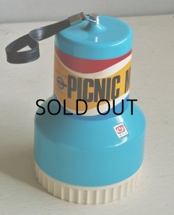 画像1: ダイワ  PICNIC MATE ピクニックメイト 3人用 ナフキン、お皿、コップ、ボール、フォーク、ナイフ、スプーン、缶切  size：Φ11.5・H18・Φ7.5(cm)