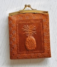 Coin purse 革製小銭入れ  Aloha from Hawaii /Diamond Head Waikiki  　