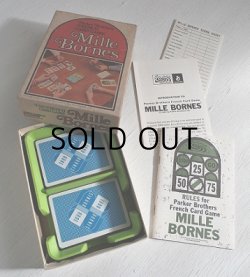 画像1: Parker Brothers   FRENCH CARD GAME カードゲーム/ボードゲーム  Mille Bornes（ミルボーンズ）  1971