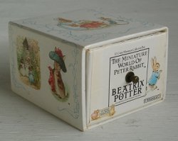 画像1: 洋書  ピーターラビット ミニ絵本全12冊セット  12-Copy Miniature Collection Box  The Miniature World of Peter Rabbit:  / Beatrix Potter   Frederick Warne & Co., 1989