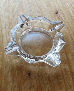 画像1: アシュトレイ/灰皿  クリアーガラス製品  FRANCE