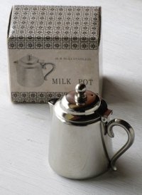 YUKIWA  MILK POT ミルクポット  M5  18－8 Ni-Cr. STAINLESS