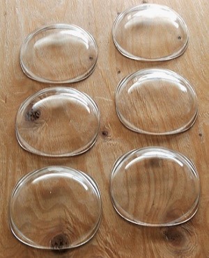 KAGAMI CRYSTAL クリアースクェアーガラス小皿/小鉢/ボウル6個セット