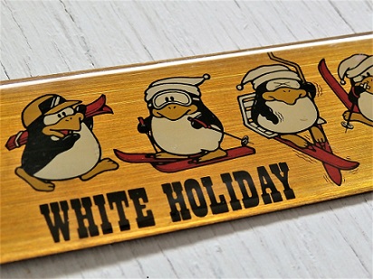 キーホルダー キーチェイン ペンギン White Holiday Joyful Zao Size L14 5 W2 7 Cm