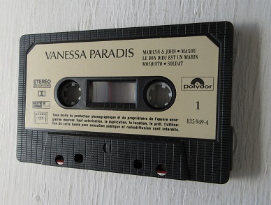 CASSETTE M&J VANESSA PARADIS (1988) polydor france