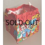 画像: MICKEY MOUSE＆CREW  ミッキー・マウスと仲間たち  ランチバッグ/巾着  ©Walt Disney Productions