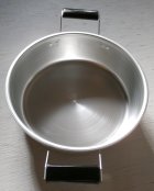 画像: 日軽アルミ”ニギリ矢”　アルマイト製両手鍋