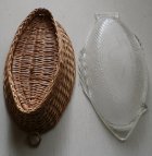 画像: GLASBAKEグラスベイク Basketware Fish Platter"TROUT" バスケットウェア　トラウト　耐熱ガラス大皿  