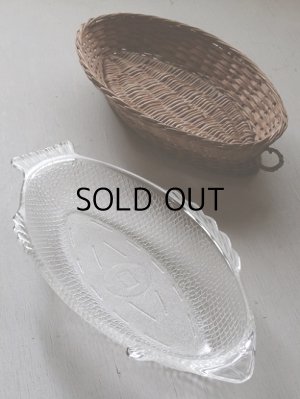 画像1: GLASBAKEグラスベイク Basketware Fish Platter"TROUT" バスケットウェア　トラウト　耐熱ガラス大皿  