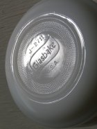 画像: Glasbake U.S.A. グラスベイク　スープカップ チェック柄（グリーン/ブラウン）　Ø12cm　J-2711 