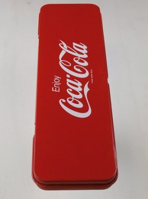 画像1: 東京コカ・コーラボトリング株式会社　工場見学記念　”Enjoy Coca-Cola” 缶ペンケース/筆箱