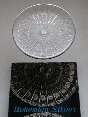 画像1: サンホーム　”ボヘミヤン・シルバー” プラスチック製プレート　size: Ø31.4cm