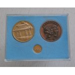 画像: 沖縄国際海洋博覧会  記念メダル3pc  EXPO'75 OKINAWA 100円硬貨  昭和50年  1pc   セット