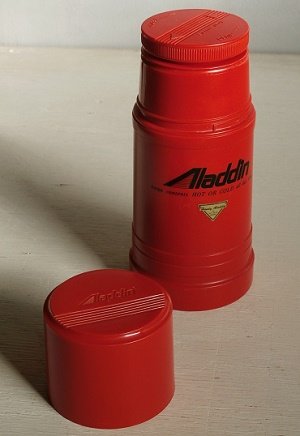 画像1: Handy Aladdin ハンディアラジン魔法瓶  color: レッド 容量: 0.46L