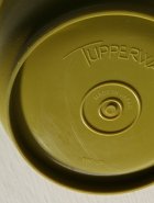 画像: Tupperware タッパーウェア　（ユーズド）　ベルボピー/ストーレージ/コンテナボウル color: グリーン　size: Ø11.5(W13)×H9.4×Ø8.8(cm)　