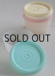 画像: Tupperware タッパーウェア 丸形シール容器4pcセット　size: Ø7.8×H3×Ø6.2(cm)