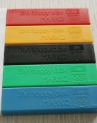 画像: 3M floppy disk MARKQ WORLDWIDE Sponsor  3Mフロッピーディスクノベルティーグッズ 1988 OLYMPIC GAMES  5色マーカー