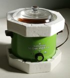 画像: マルビシ MARUBISHI　電気陶器鍋（電気調理鍋） スローポット　ミニ "SLOW POT MINI"　color: ライトグリーン　容量： 2.2L