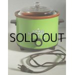 画像: マルビシ MARUBISHI　 電気陶器鍋（電気調理鍋）  スローポット　ミニ "SLOW POT MINI"　 color: ライトグリーン　 容量： 2.2L