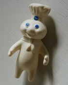 画像: Pillsbury Dough Boy 7"Rubber Figurine Doll  1971　ピルズベリー社 ドゥボーイ　ソフビ人形 