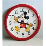画像: Disney Time QUARTZ SHAFT  MICKEY MOUSE ミッキーマウス　 ウォールクロック　 WALT DISNEY PRODUCTIONS