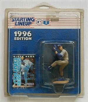 画像1: Kenner   STARTING LINEUP1996 EDITION    YOUNG SENSATION   Hideo Nomo  Dodgers    野茂英雄　フィギュア　  プロテクトプラスチックカバー付