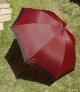 画像: 折りたたみ傘   ドット・水玉  ワインレット /黒  ナイロン100％
