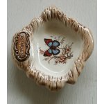 画像: Treasure Craft  スーヴェニア/観光土産  WYOMING・蝶 飾り皿、アシュトレイ
