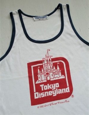 画像1: タンクトップ  Tokyo Disneyland   1982 Walt Disney Productions  size:  M