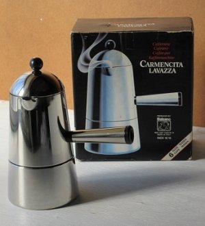 画像1: Balzano  CARMENCITA LAVAZZA  直火式コーヒーメーカー  ６CUPS  ITALY 
