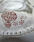 画像: MAXWELL COFFEE キャンディポット/ガラスキャニスター 気球プリント(ピンク/みずいろ)