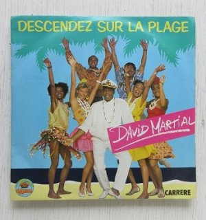 画像1: EP/7"/Vinyl   descendez sur la plage  Noël en sabots  DAVID MARTIAL   (1986)  Dagam