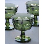 画像: SASAKI GLASSWARE  サンデー/アイスクリーム/デザートグラス  アボカドグリーン  各1個 (A,B,C)