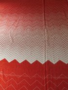 画像: コロナール戸部 生地（ワンピース着分）グラデーション（紅白）パターン　92×300cm