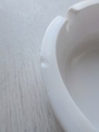 画像: Kronenbourg クローネンブルグアシュトレイ/灰皿 ミルクガラス FRANCE