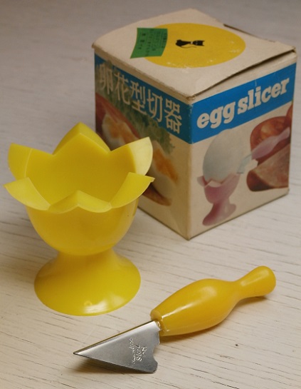 Egg Slicer エッグスライサー 卵花型切器 イエロー