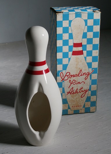 Bowling Pin Ashtray NO. M-46 ボウリングピン型セラミック製灰皿