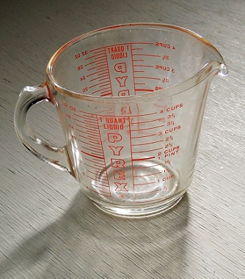 PYREX パイレックス ガラスメジャーカップ 32 OZ. 4CUPS MADE IN